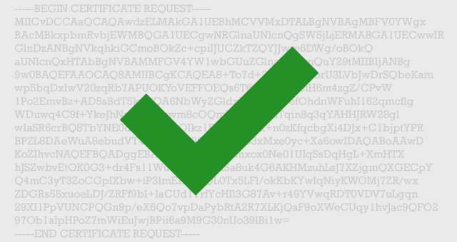 Are you going to purchase a SSL certificate this week? Use the checker to see if your CSR is correct: networking4all.com/en/ssl+certifi…