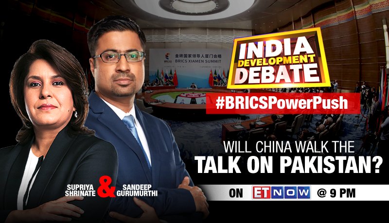 ETNOWlive's tweet photo. #IndiaDevelopmentDebate | #BRICSPowerPush
Tune in at 9 pm with @SupriyaShrinate and Sandeep Gurumurthi https://t.co/MwxDVTKS18