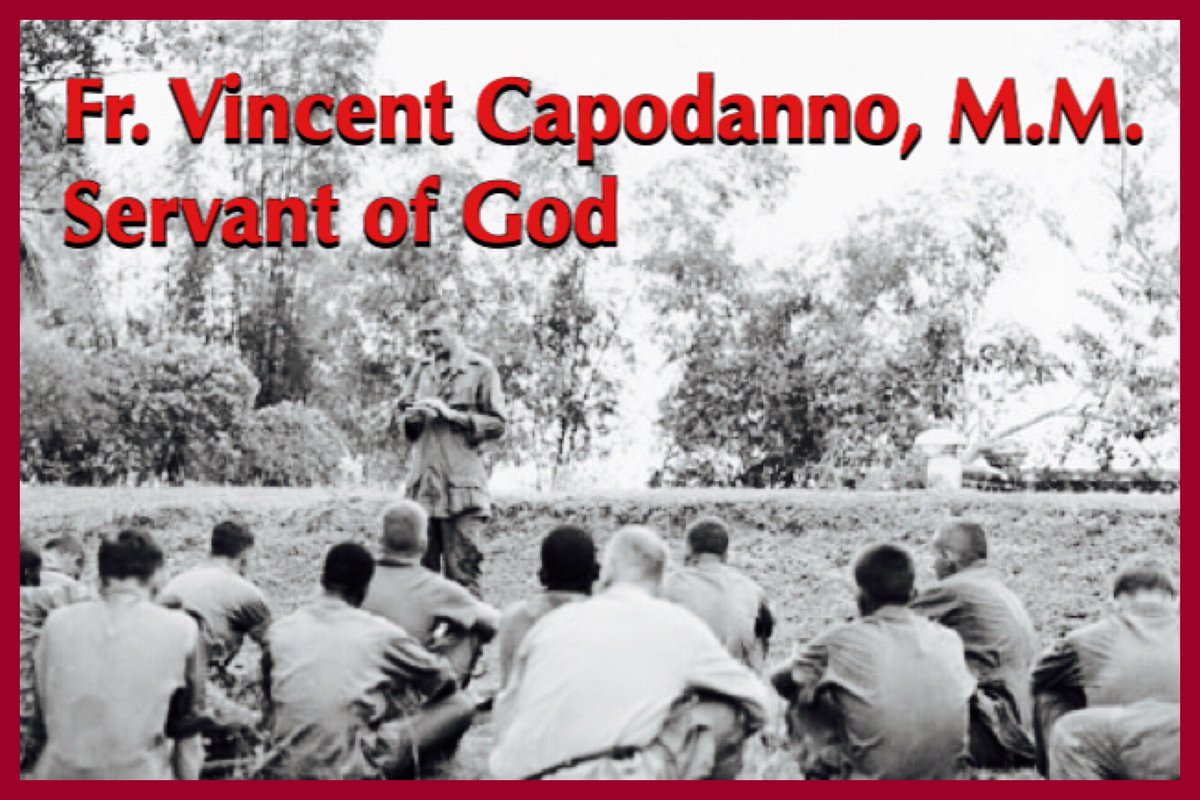 Fr. Capodanno not only "smelled like the sheep",
he lived with them, worked with them, and died for them.