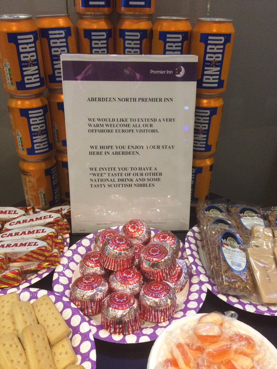 PiAbnNorthBOD's tweet photo. A taste of Scotland for our Offshore Europe visitors https://t.co/azU0XYDdl5
