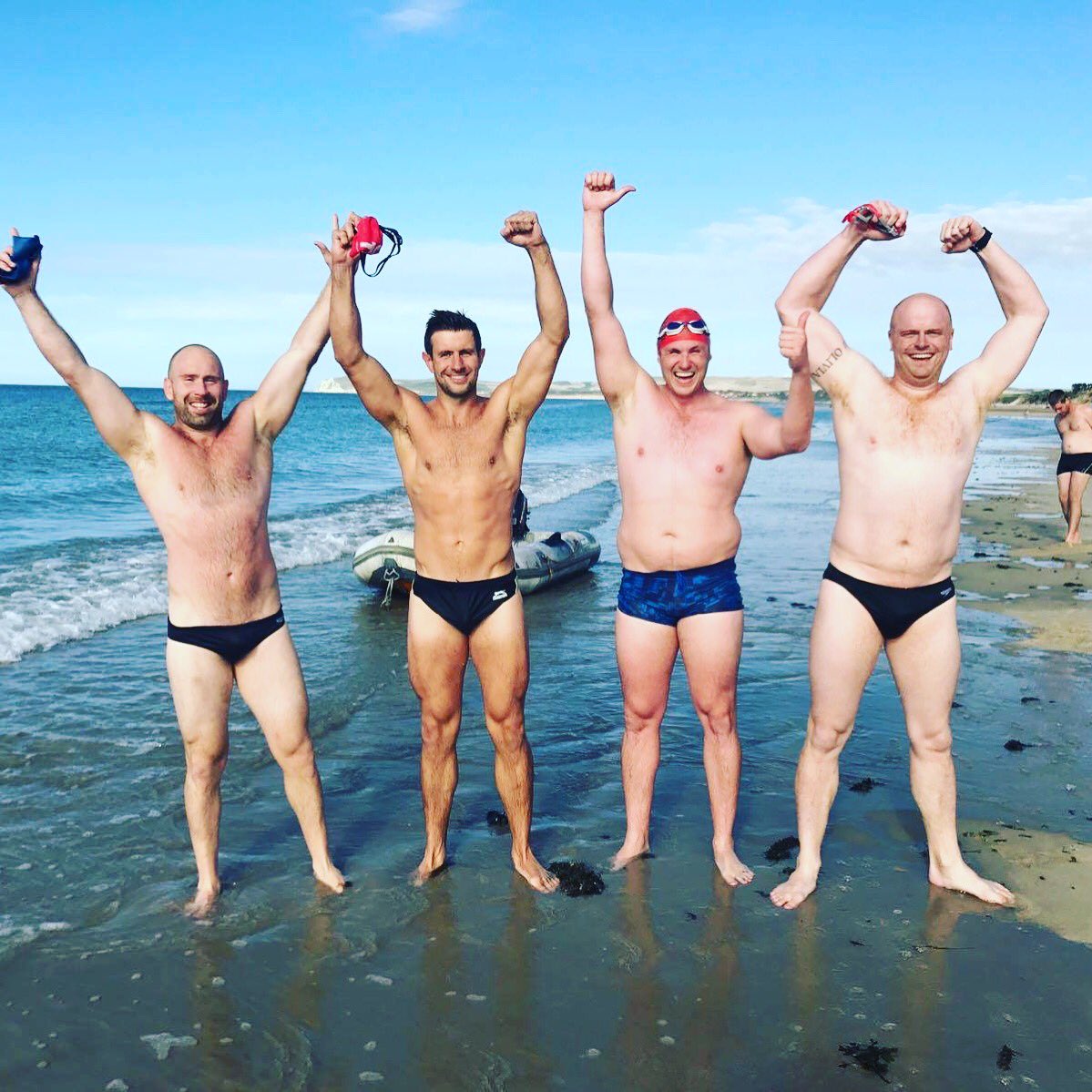 BackupCharity's tweet photo. Huge shout out to @Crewsaders on your channel swim! Thank you for the support! https://t.co/lOKVZ6X2SZ
