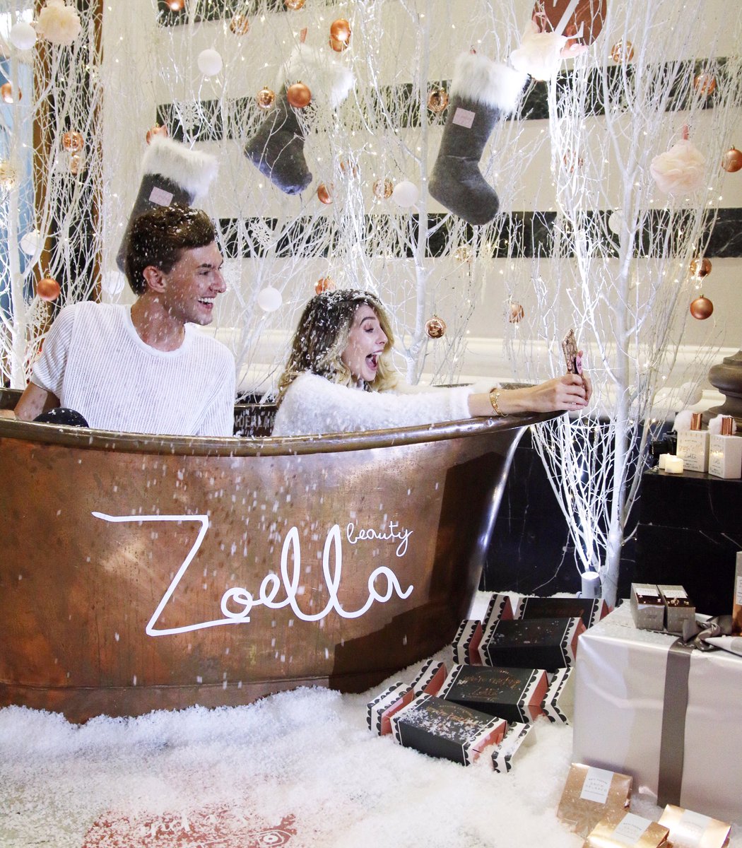 Zoella's tweet photo. Winter wonderland is here! #ZoellaWinterWonderland https://t.co/dNL3U5XTMb