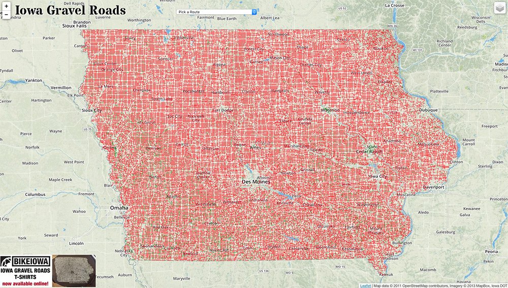 Iowa… maybe I have reason to build this new gravel bike up quickly?