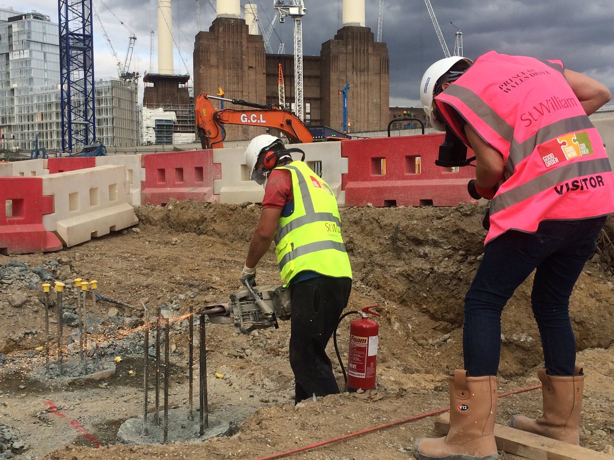 Men at work 🎥👷We've had a sneak peek at the new Prince of Wales Drive site while filming for <a href="/BerkeleyGroupUK/">Berkeley Group</a> &amp; St William