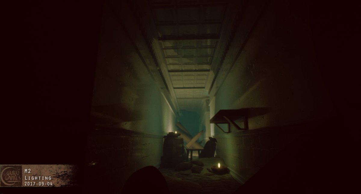 Trying out more lighting/post effects in #UnrealEngine blurr and grain  along with LUTs ftw #gamedev #gamedevelopment #horror #ancientgreece