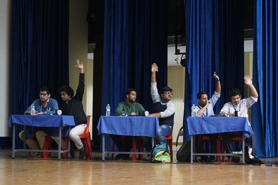 ConstitutionCAD's tweet photo. SLS Pune finished 1st @ #Conquest2017, beating Ramjas College Delhi by just 5 pts, NLSUI B'lore finished 10 pts behind them #clpr #cadindia https://t.co/JYw2hG1wAl