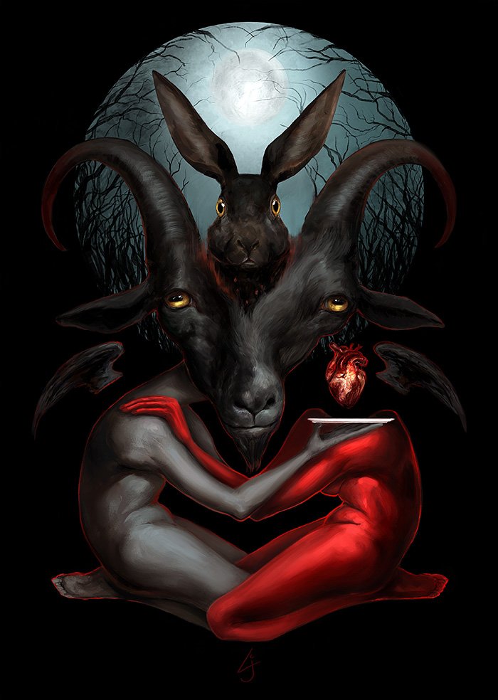 Black Phillip. Fanart of <a href="/TheWitchMovie/">The Witch</a> 🐐