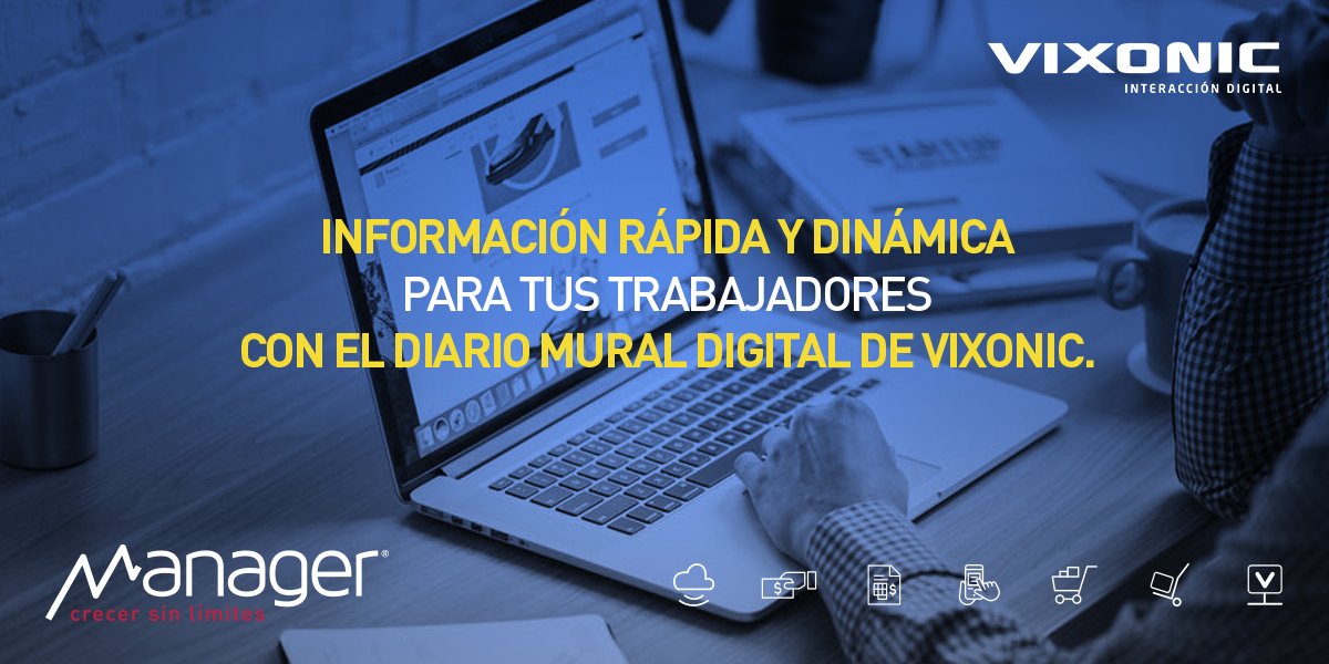 ManagerErp's tweet photo. Deja atrás el viejo diario mural de papel y cámbiate a la tecnología más efectiva ¡Consulta ahora! https://t.co/ZMzJAx0bY9 https://t.co/XCLnmQZmIL