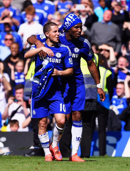 cfcBlueWave's tweet photo. Who is the greatest teammate you've ever had?
Hazard - "With Chelsea we've had some legends. Lampard, Terry.. I will say Drogba" https://t.co/x2kRZI56NN