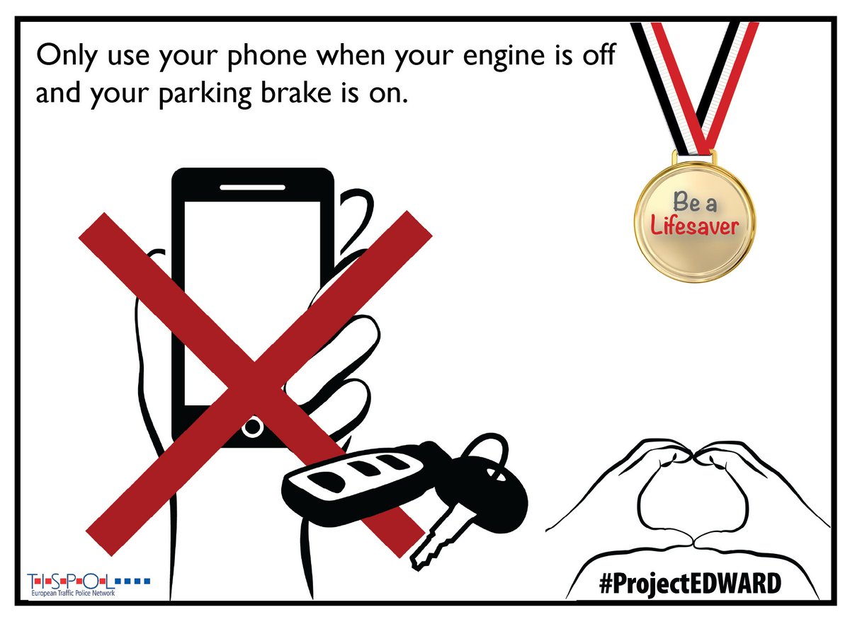 SolonSecurity's tweet photo. #ProjectEDWARD highlights not to use a phone when driving. #JustPackItIn with the Defender Signal Blocker: https://t.co/i3LdhbhvLY https://t.co/sgERiyWHQk