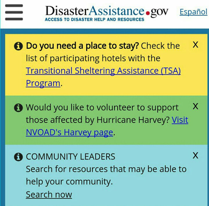 Need disaster assistance? User this link to find out if you qualify and to apply: disasterassistance.gov #UHCLStrong #Harvey