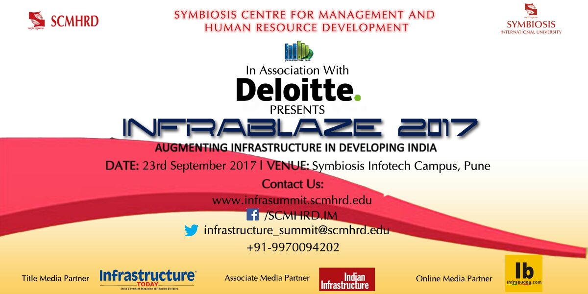Infra_Blaze's tweet photo. The Biggest B-School led Corporate event on Infrastructure! @SCMHRDian  #SCMHRDxp https://t.co/LurAJohJ8y