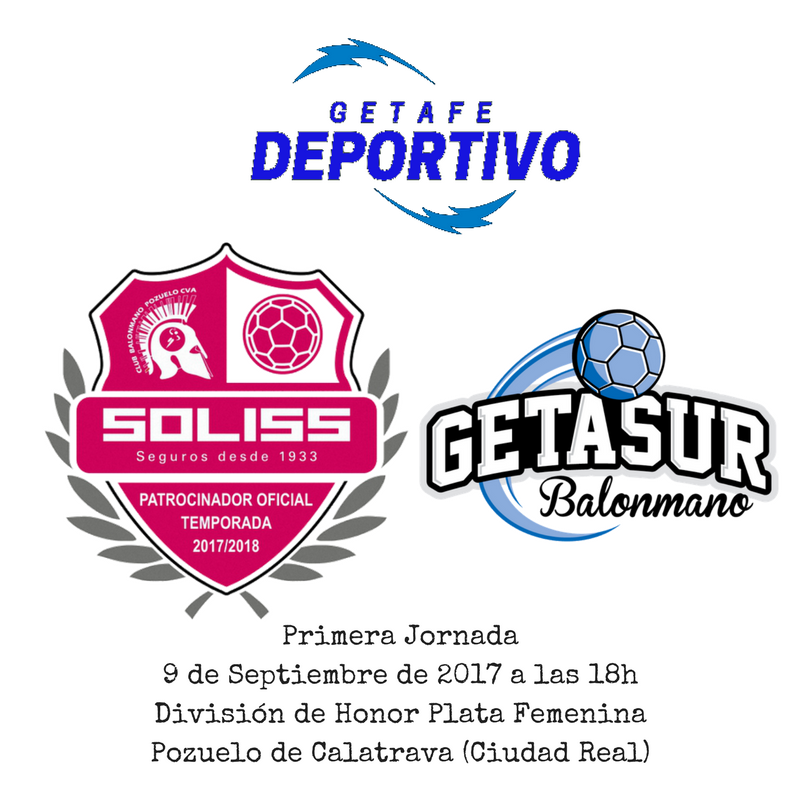 🏅Vuelve el mejor Balonmano🏅
Division de Honor Plata Fem "D"
 <a href="/BMPozueloCva/">Club Balonmano Pozuelo de Cva.</a>  vs  <a href="/BMGetasur/">Balonmano Getasur</a> 
📅 09/09/2017
⏰ 18:00
mtr.cool/ttjasdh