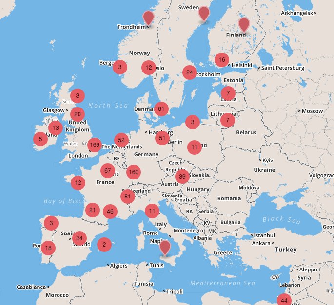 Labiotech_eu's tweet image. The best map to find #European #biotechs is here! Find &apos;em all ;) bit.ly/2sVY6EC