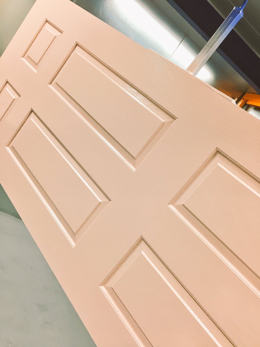 Cadillac pink going through our paint line today #virtuosodoors