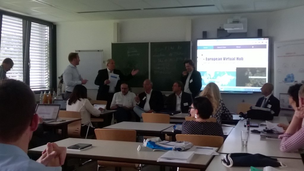 MojonLumier's tweet photo. @ENERGIC_OD Final Conference pannelists discussing links to @Inspire_eu &amp; benefits to  OD Community &amp;perspectives https://t.co/BvlPVUpgUu