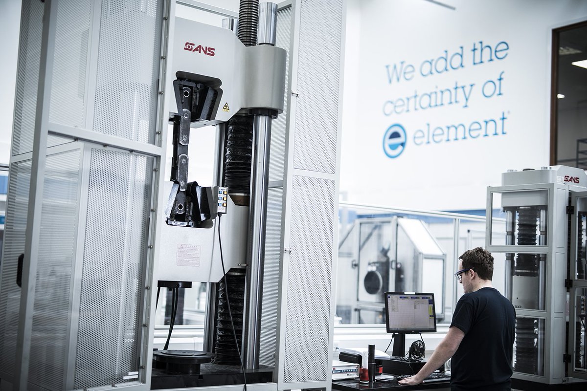 ElementTesting's tweet photo. Following #Element’s #Exova acquisition, we’d like to congratulate the Sheffield lab for its Nadcap accreditation. https://t.co/8IebKnzQQH https://t.co/gepkMtRFXl
