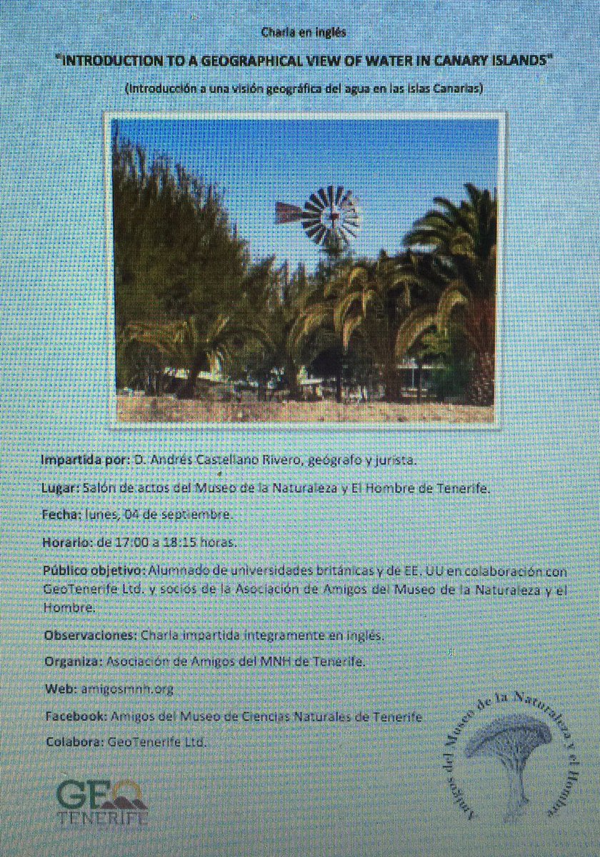 GeoTenerife Hydro tweet media