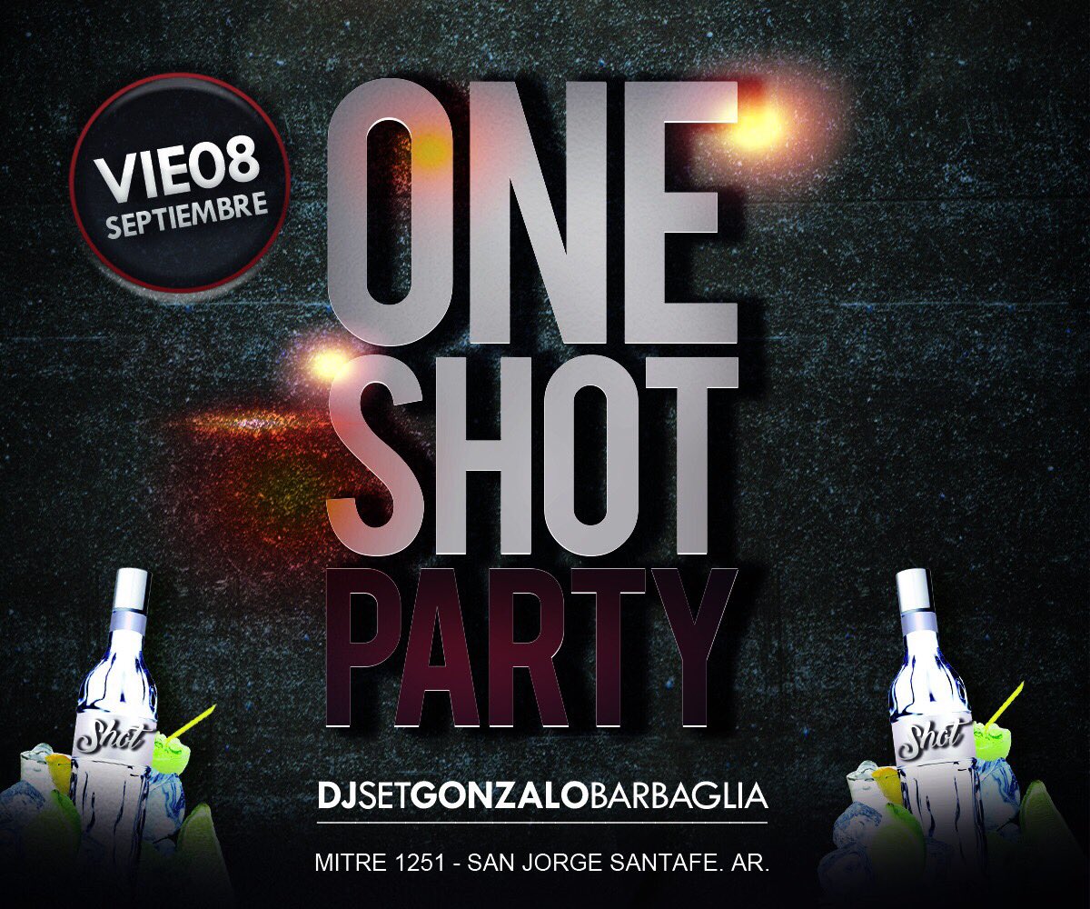 Oneshotparty's tweet photo. 💥Cuenta regresiva💥
☑️Mitre 1251 🏡
☑️Dardos Locos 🎯 
☑️Sorteos toda la noche 🎉
☑️Anticipadas Limitadas ❌
☑️One Life, One Shot 💎 https://t.co/yacyz7uFkw