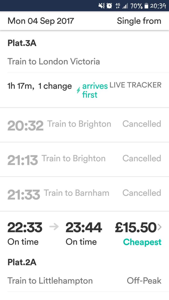 smithgemma40's tweet photo. Why are the trains ALWAYS CANCELLED from Southampton to Bognor!?! Every time I go to Southampton I can never get back!! Joke!! https://t.co/7w6Y6rJQXc