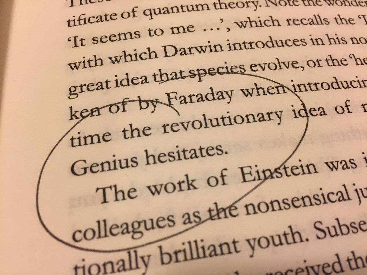 sirjohnfig's tweet photo. #CarloRovelli
#SEVENBRIEFLESSONSONPHYSICS
#geniushesitates https://t.co/QiwxxoaoX4