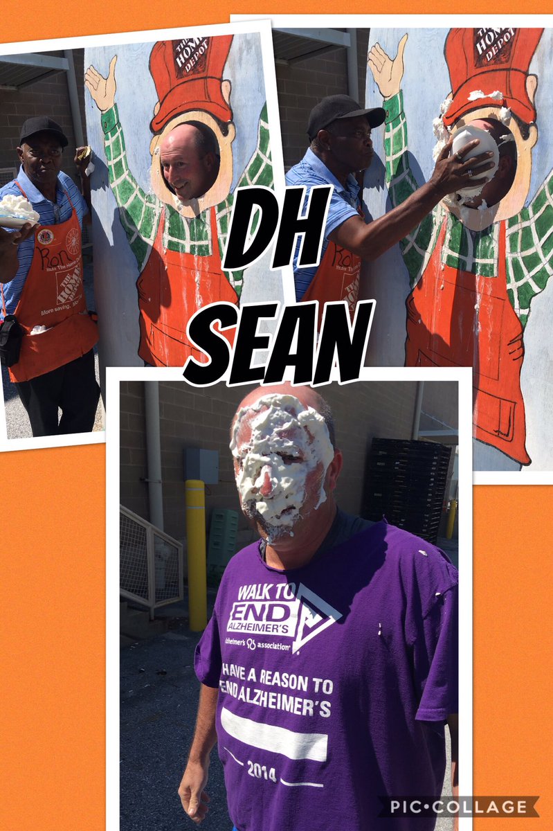 HomeDepot1601's tweet photo. Giving back to our associates affected by the hurricane in Texas with some pie throwing at our leadership team! #ma4texas #ma2017sept4 https://t.co/0Kk1h9EXJq
