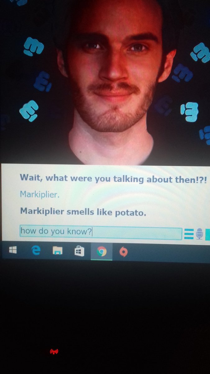 PotterScally's tweet photo. @markiplier. Is this true? Pewdiebot said it is.... https://t.co/WSv1jy813b