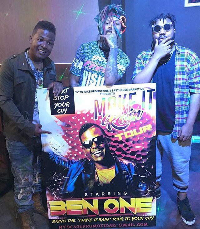 the_guruman's tweet photo. #MakeItRainTour @officialbenone @JoJizzleMusic 🎶 https://t.co/cZ2b8ztdSi