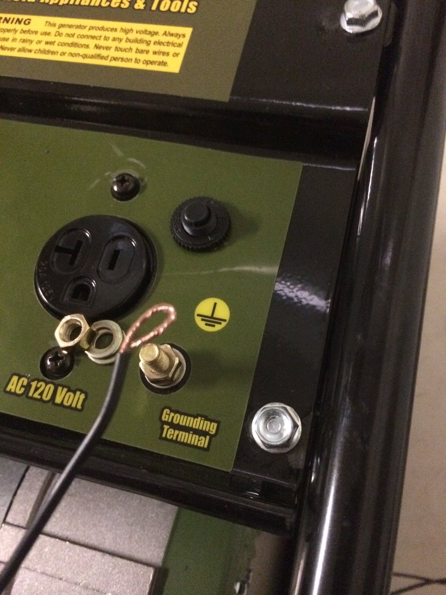 kr_burke's tweet photo. TFW you finally see a practical benefit from learning to repair/mod retro video game consoles. #groundwire #generator #hurricaneprep https://t.co/EfN01uBf9Q