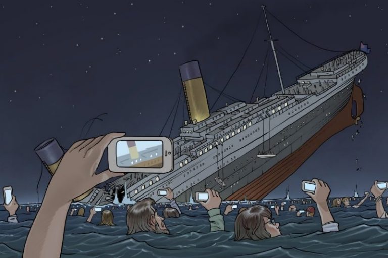 Se il #Titanic affondasse oggi.