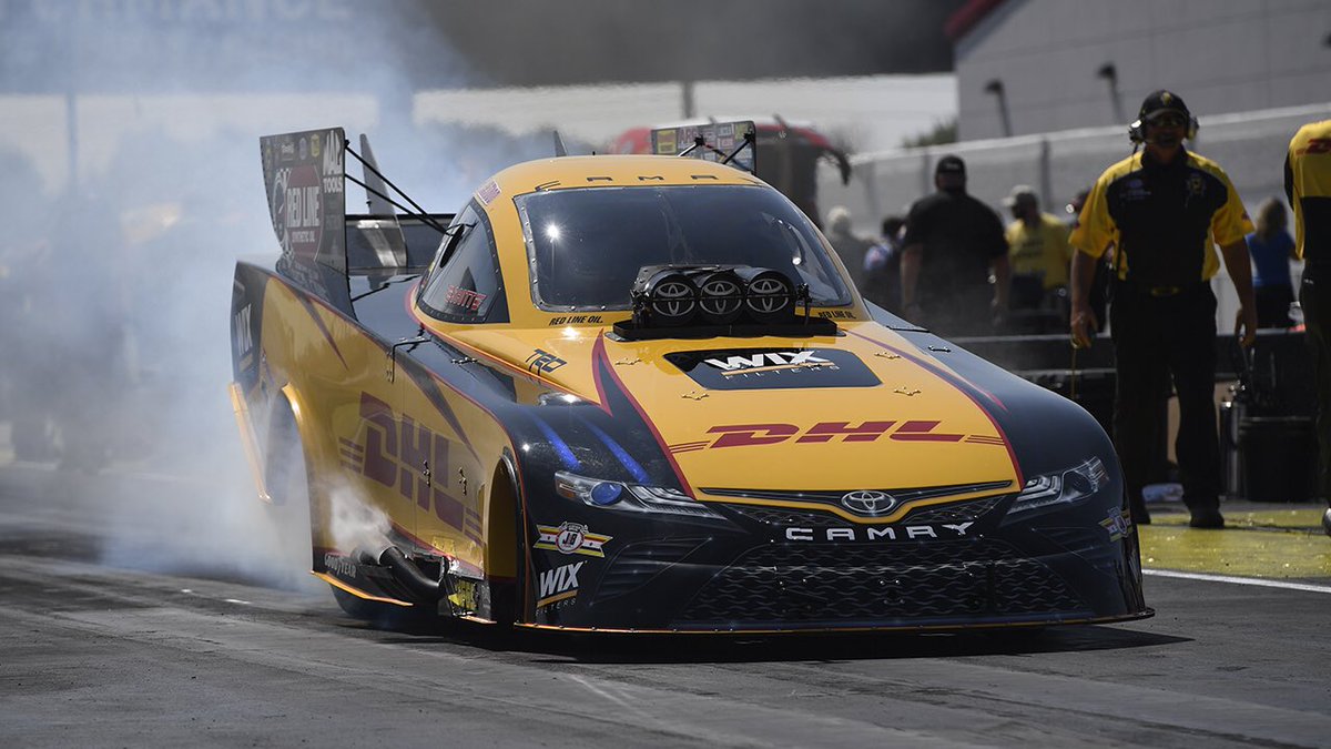 NHRA's tweet photo. Bring on the mosh pit! @J_R_Todd just won his first #ChevroletPerfUSNats! https://t.co/91JJUHjcxC