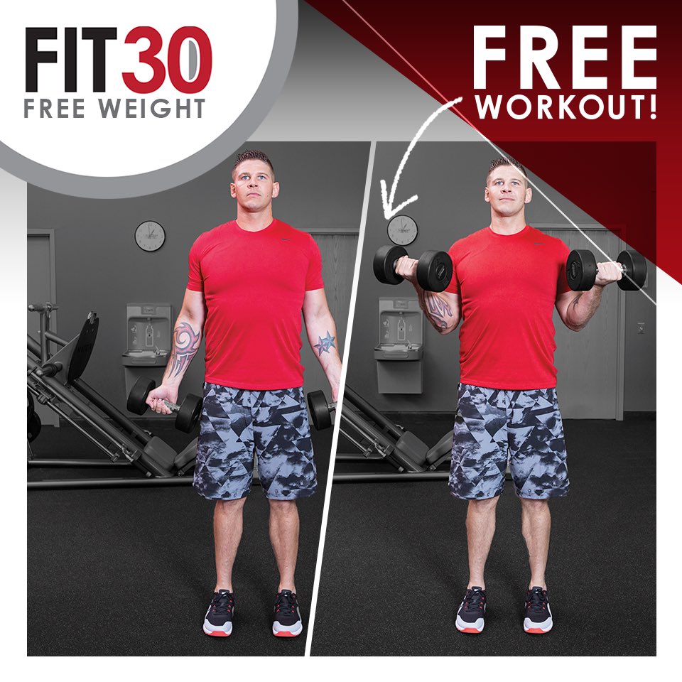 snapfitness's tweet photo. Fit 30 is back, but this time with free weights! You're going to love this one! https://t.co/EyLopsgE7h https://t.co/pMiJmtCpkR