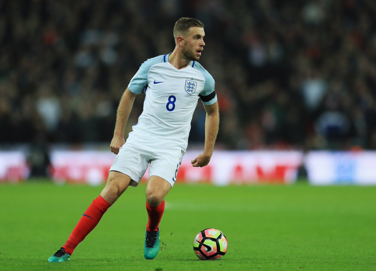 Squawka's tweet photo. Jordan Henderson has now recorded more assists (4) under Gareth Southgate than any other England player. https://t.co/IAAv4laLJi