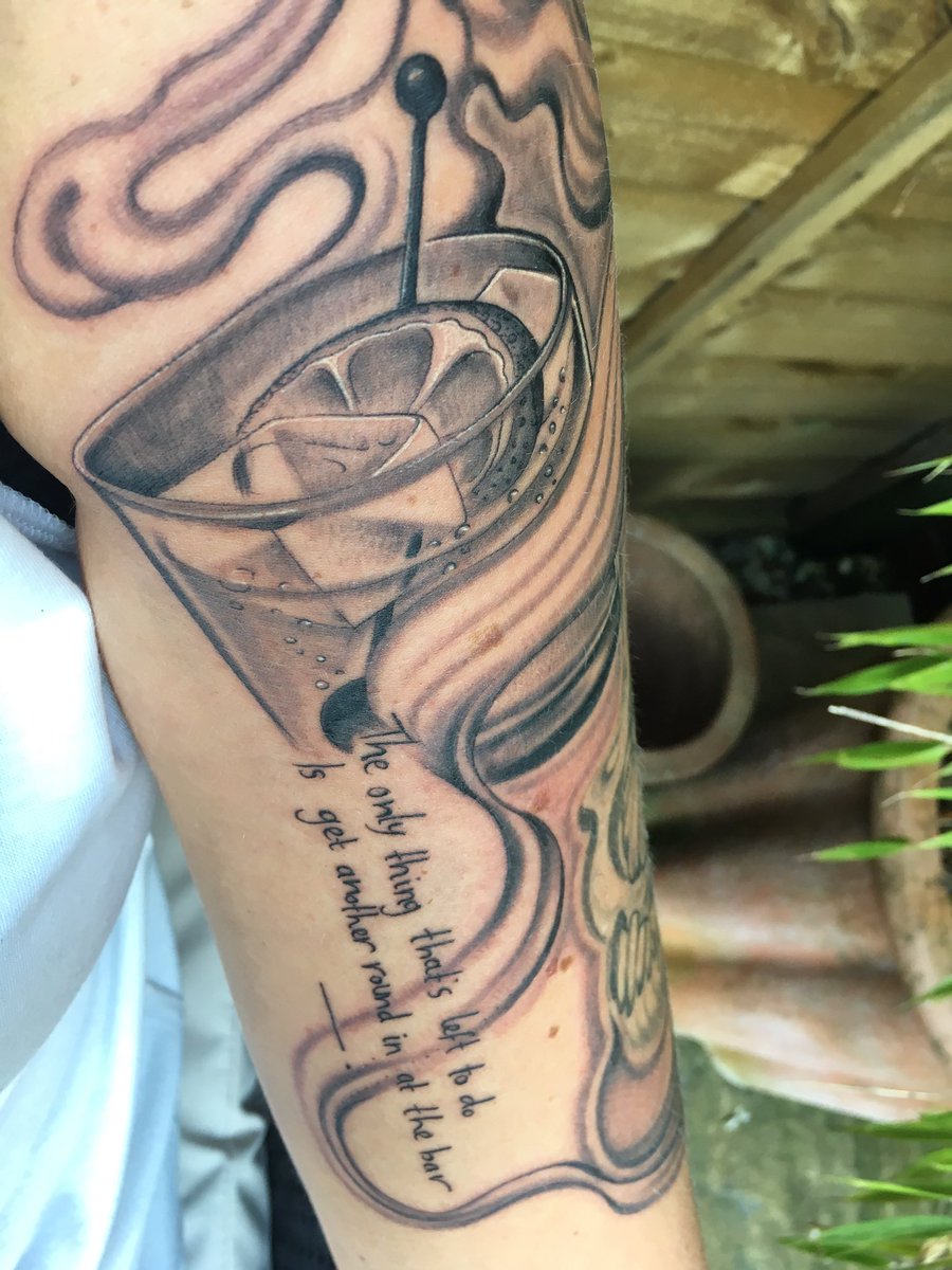 New tattoo added to existing music piece. Words courtesy of <a href="/frankturner/">Frank Turner</a>. Literally!