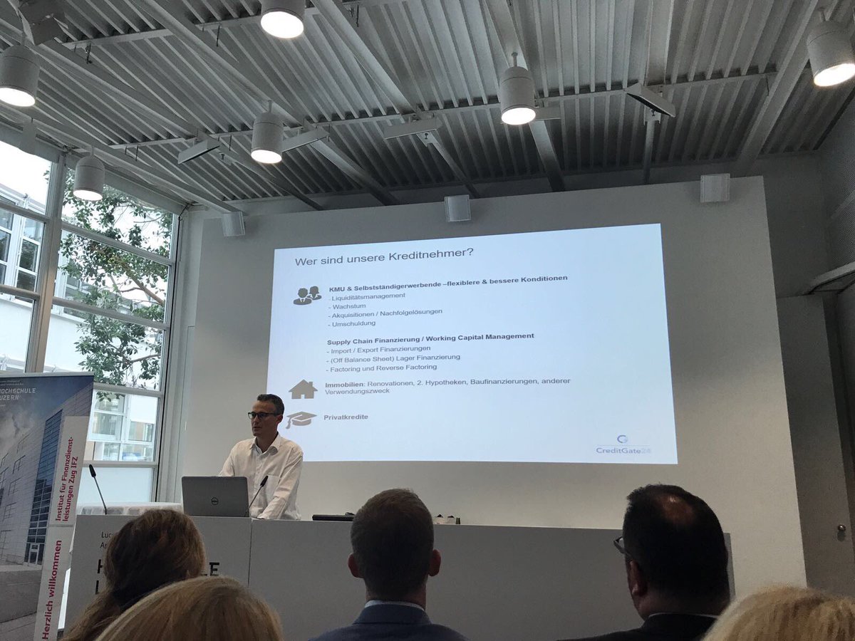 creditgate24's tweet photo. Wir sind gerade auf dem 27. KMU-Forum in Zug #creditgate24 #crowdlending @hslu #fremdkapitalfinanzierung https://t.co/O1YSyQHB4J