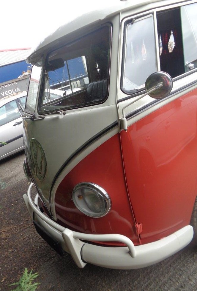 MercatorCargo's tweet photo. This renovated 1959 VW camper arrived into the UK recently from South Africa for a customer. We arranged the container unpack and UK customs https://t.co/97gqp2wMep