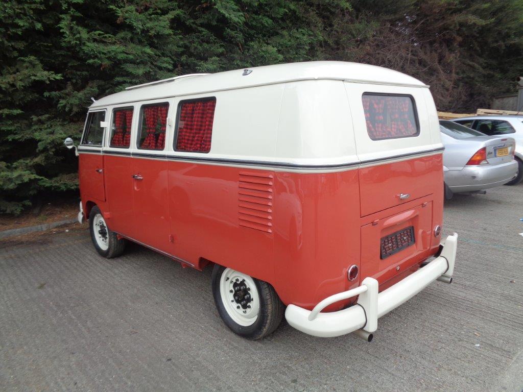 This renovated 1959 VW camper arrived into the UK recently from South Africa for a customer. We arranged the container unpack and UK customs