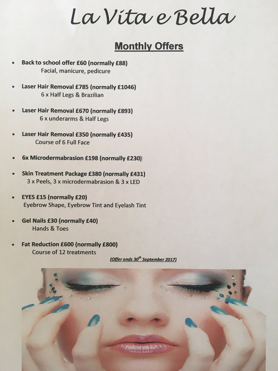 absolihull's tweet photo. Please like, share and tag this page and one lucky person will receive £50 off towards any one of the offers below... 07593151734 #solihull https://t.co/lisJoOIcM3