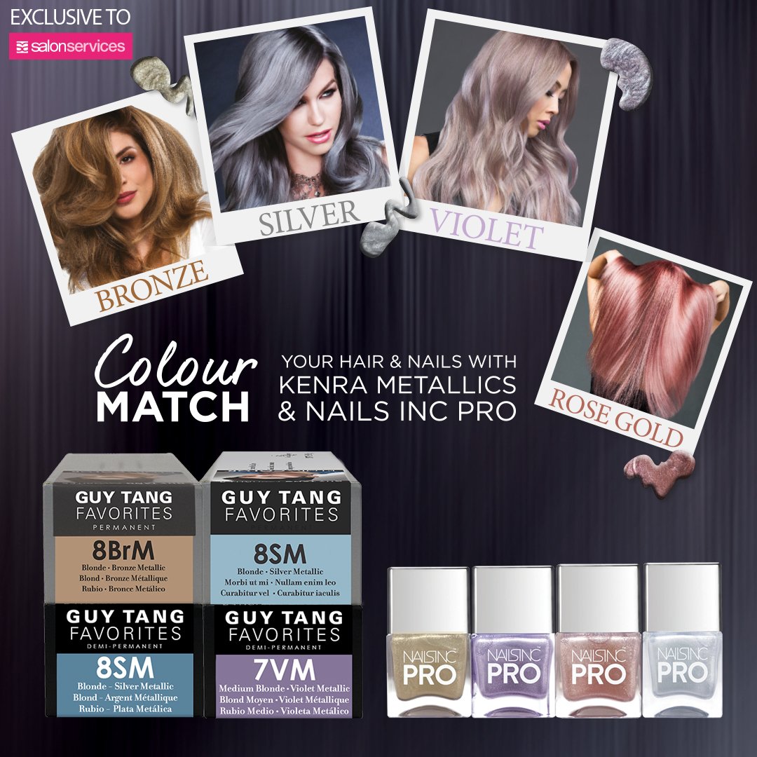 Match it up this season with Kenra Professional &amp; Nails Inc Pro! From Violet to Silver, there's a shade (and shimmer) to suit any style 💅 ✨