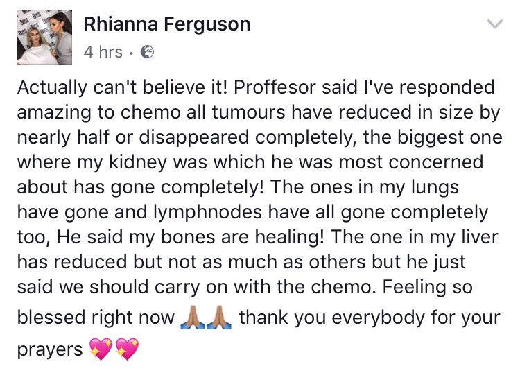 RFCancerFight's tweet image. #GOODNEWSALERT!!!! #KickingCancersArse #MondayMotivation #Cancer #Recovery #RightDirection #LongWayToGoButTheRightWay #RhiannasCancerFight