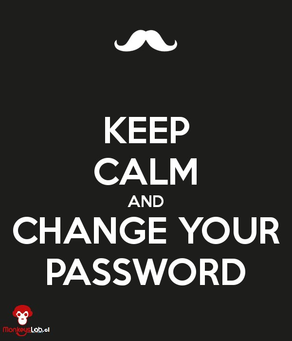 monkeyslab_cl's tweet photo. Mantenga la calma y cambie su contraseña https://t.co/6mm5qlr18w #infosec #awareness #cybersecurity #password #poster #MonkeysLab https://t.co/zfgVLDL8Is