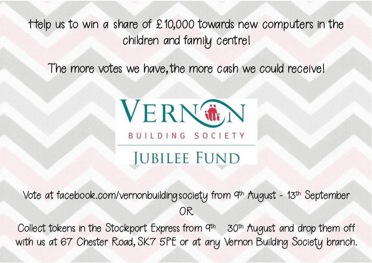 Have you voted in the Vernon Building Society Jubilee Fund? Please #vote for us! #fundraising #charity facebook.com/vernonbuilding…