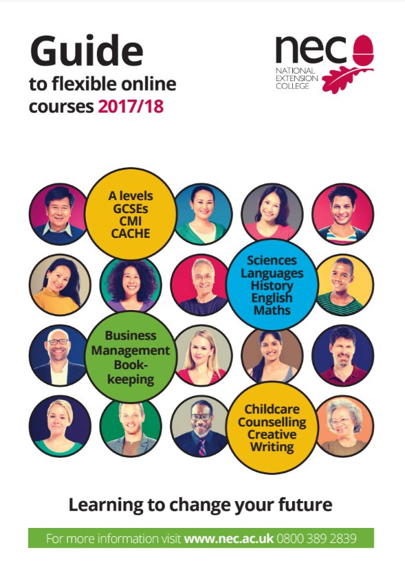 National Extension College on Twitter "Our new GUIDE TO COURSES is
