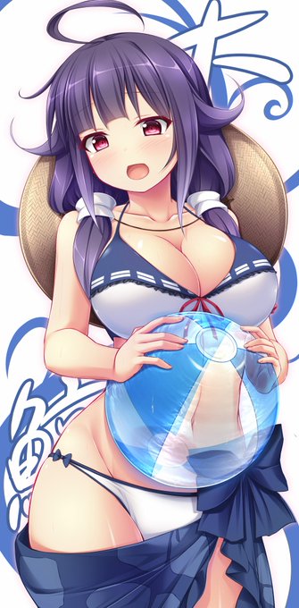 #今まで描いた中で1番大きいおっぱい貼ろうぜ蒼龍かとおもったけどやっぱ大鯨ですね…ゴクッ 