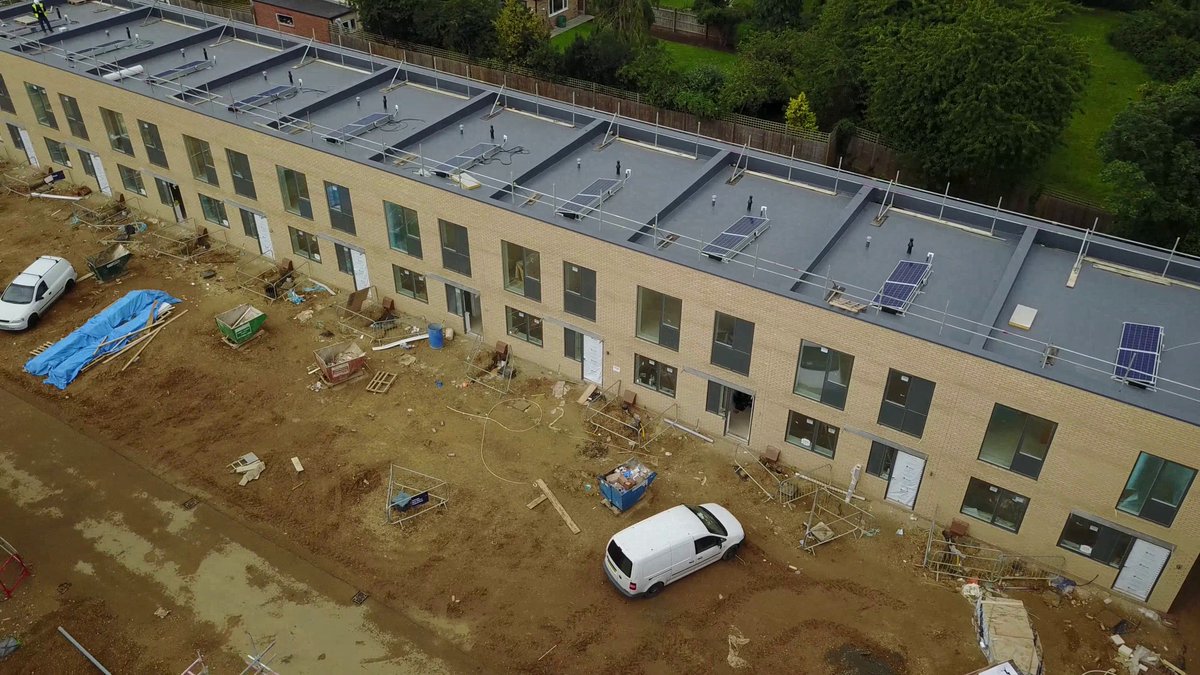 Stills taken from drone footage of our on-going works at Long Road, Cambridge #WeAreSarnafil @SikaSarnafilUK