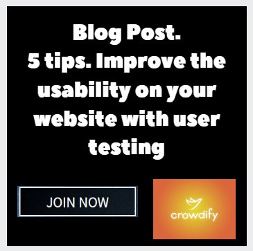 DrYorikoTodd's tweet photo. 5 tips. Improve the usability on your website with user testing
by @kerlund_k
#CrowdifyBlog
#UserTesting #WebDesign
https://t.co/NAtuU7ByqY https://t.co/drvTK0lA6D