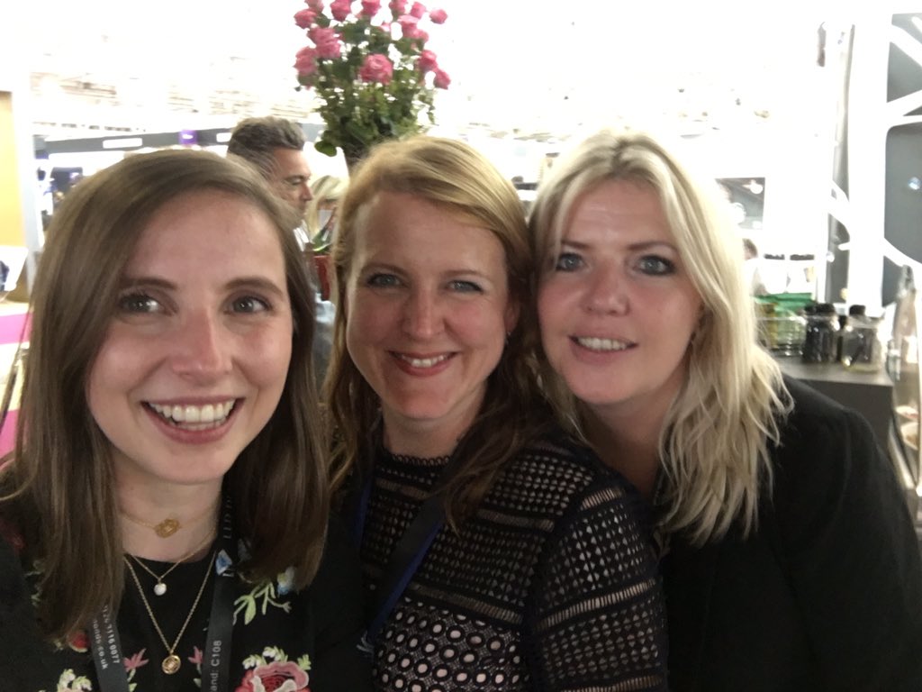 HarrietKelsall's tweet photo. Having drinks @jewellerylondon with the lovely @VictoriaLDB and @CAMulford celebrating women in business https://t.co/FGMAonCEsZ