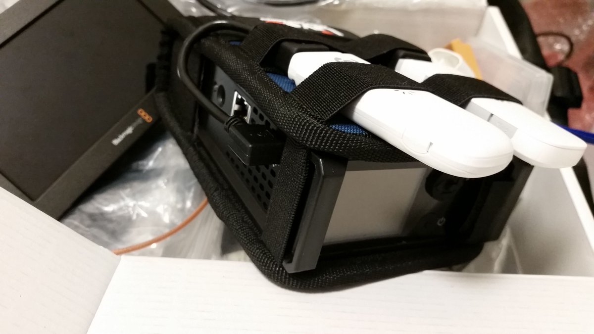 Testing new #LiveU bonded uplink encoder this week. KaSat Dish on the roof of the new 4x4 crew car next and away we go with live uplinks