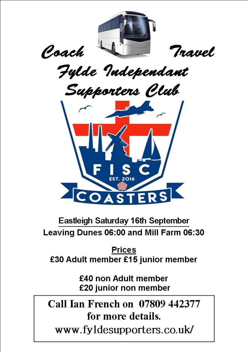 FISC2022's tweet image. Support @AFCFYLDE  away #challyarmy