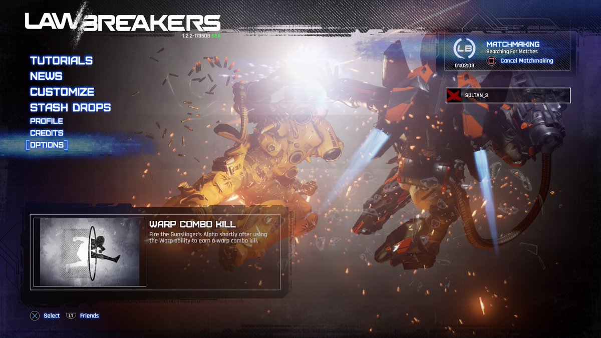 Lawbreakers matchmaking not working